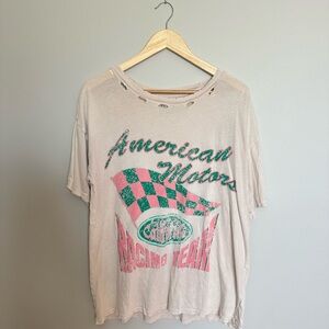 Vintage Canvas Tan Graphic Tee